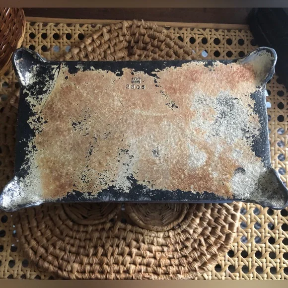 Ornate Silver-tone Heavy Cast Metal French Courtesan Scene Jewelry Box w/Velvet - Picture 7 of 16